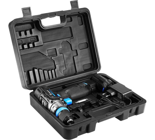 Дрель-шуруповерт Deko ZKCD12V PRO 084-1013 с 2-мя АКБ, кейс