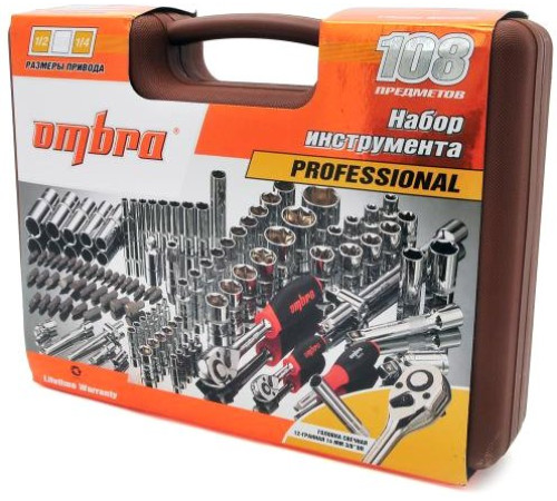 Универсальный набор инструментов  Ombra OMT108S 108 предметов