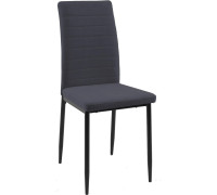Стул DikLine Текс черный/B28 антрацит