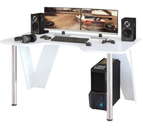 Геймерский стол Сокол КСТ-116 белый