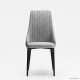 Стул Табурет Аника Бренди 23 серый/черный каркас