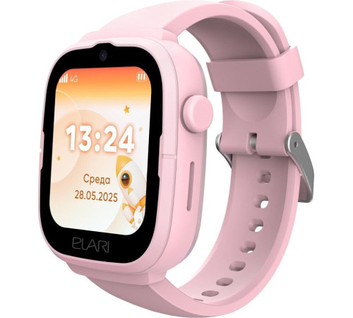 Детские умные часы Elari KidPhone 4G Go розовый