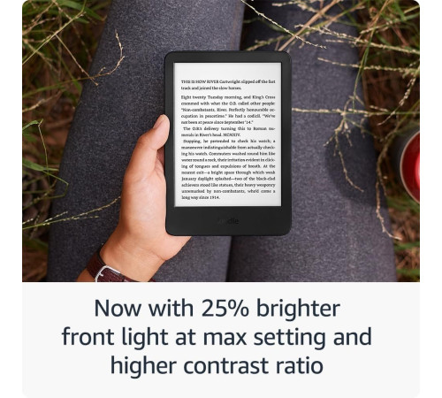 Электронная книга Amazon Kindle 2024 16GB Ad-supported newest model, черный