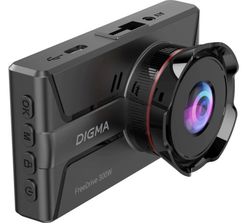 Видеорегистратор для авто Digma FreeDrive 300W FD300W черный