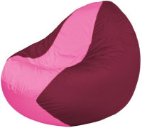Кресло-мешок Flagman Classic К2.1-248 бордовый/розовый