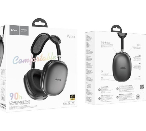 Наушники Hoco W55 Plus черный