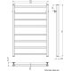 Полотенцесушитель Stinox Toscana 50x80 tos80ls латунь сатин