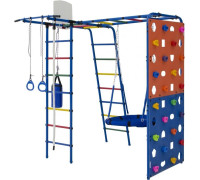 Детский спортивный комплекс Формула здоровья Street 2 синий/радуга