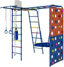 Детский спортивный комплекс Формула здоровья Street 2 синий/радуга