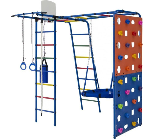 Детский спортивный комплекс Формула здоровья Street 2 синий/радуга