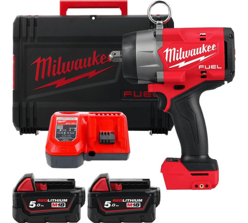 Гайковерт Milwaukee M18 FUEL M18FHIW2P12-502X 4933492786 с 2-мя АКБ, кейс