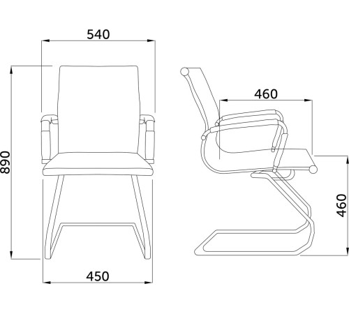 Офисный стул AksHome Mariani экокожа кремовый