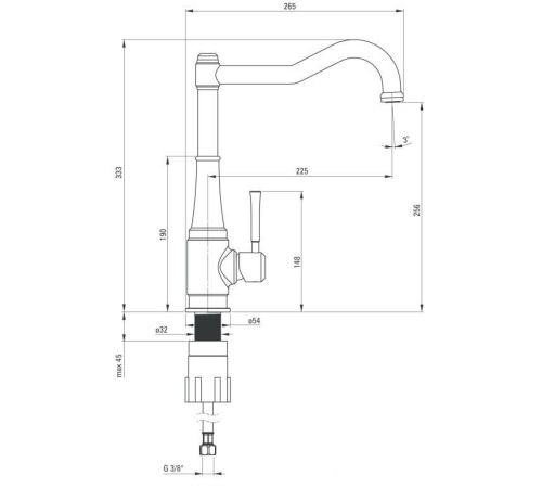 Смеситель Deante Tamizo BQT 063M