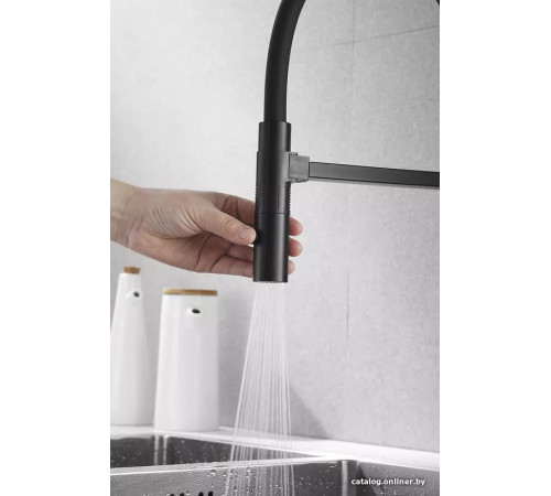 Смеситель Rose R133H черный