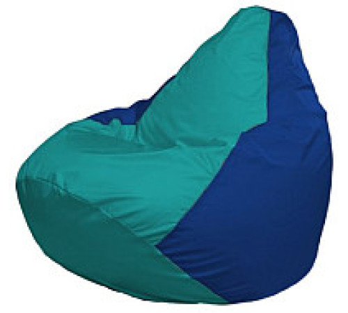 Кресло-мешок Flagman Груша Мини L Г0.1-291 бирюзовый/синий