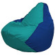 Кресло-мешок Flagman Груша Мини L Г0.1-291 бирюзовый/синий