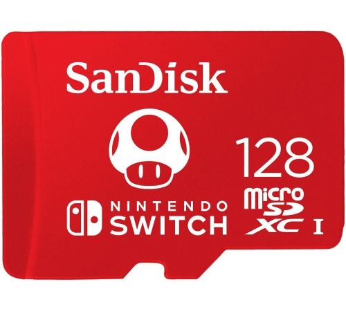 Карта памяти SanDisk Nintendo Switch Licensed Card Super Mario Edition microSDXC 128GB SDSQXAO-128G-GN3ZN