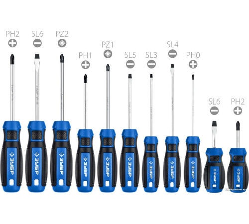 Набор отверток Зубр Профессионал-11 25241 11 предметов