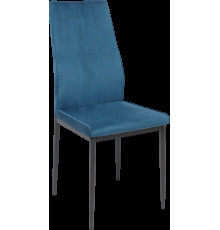 Стул AksHome Oreo синий велюр HLR-63/черный