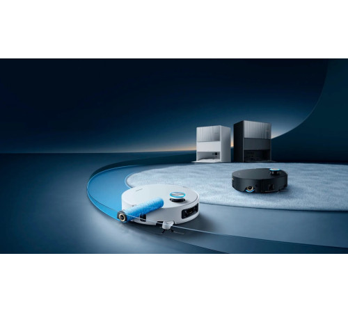 Робот-пылесос Dreame Robot Vacuum Aqua10 Ultra Roller Complete Black RLH71DE-1 евровилка, черный