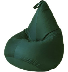 Кресло-мешок Kreslomeshki Капля Оксфорд 210 XXL, темно-зеленый