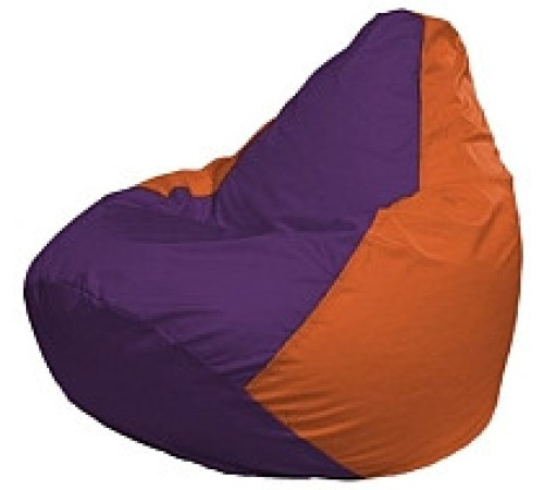 Кресло-мешок Flagman Груша Мини L Г0.1-33 фиолетовый/оранжевый