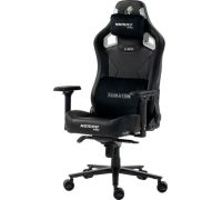 Игровое геймерское кресло Evolution Nomad PRO X-Base Black-Silver черный/серебристый
