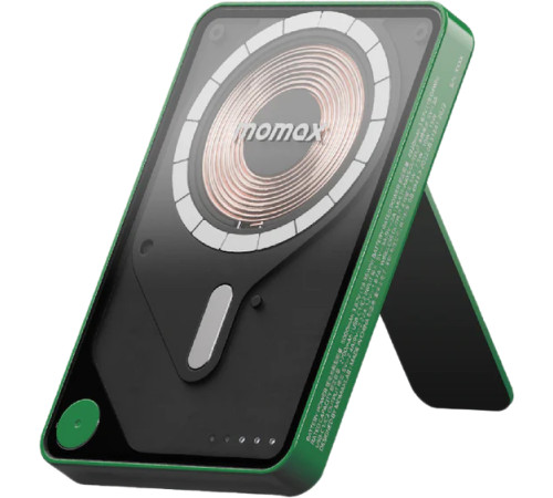 Внешний аккумулятор Momax 1-Power X Pro Magnetic Built-In USB-C IP131 5000mAh зеленый