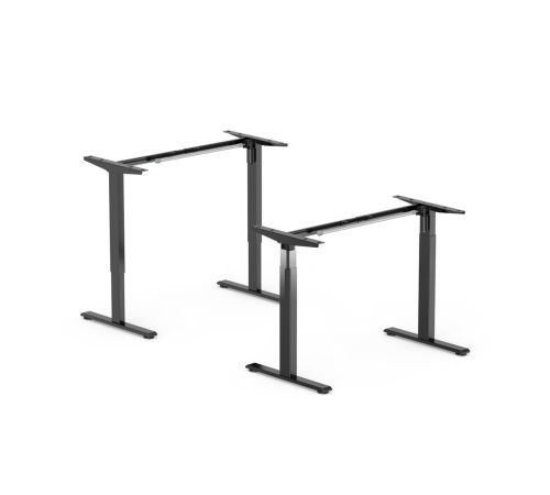 Стол с регулировкой высоты ErgoSmart Electric Desk Prime 1380х800х18 мм Ясень Тронхейм/черный