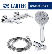Смеситель Lauter Velvet 21СК6696С с лейкой Relexa Daisy 21S10167