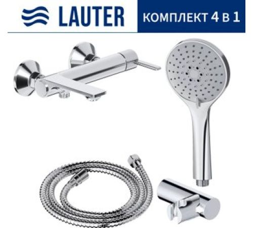 Смеситель Lauter Velvet 21СК6696С с лейкой Relexa Daisy 21S10167