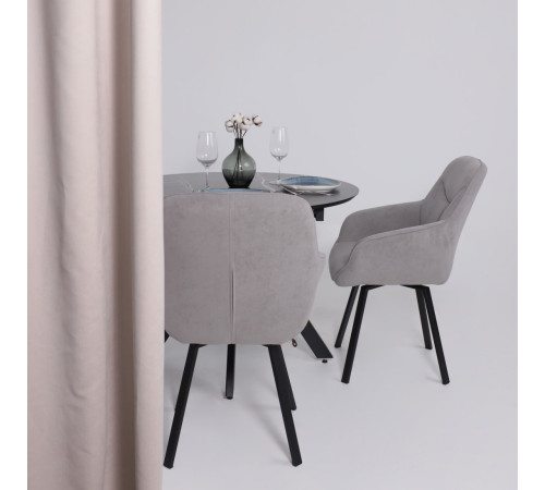 Стул Мамадома Romeo smile 360 b22 Grey Lux/черный