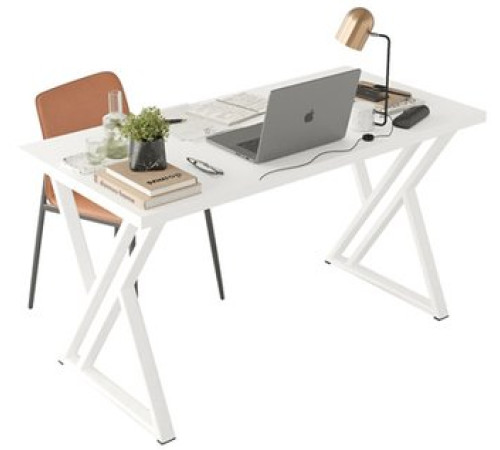 Стол Домус Гранд 12.016.401.01 белый/металл белый