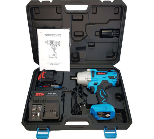Гайковерт Toua DBLW180B-1 с 1-м АКБ, кейс
