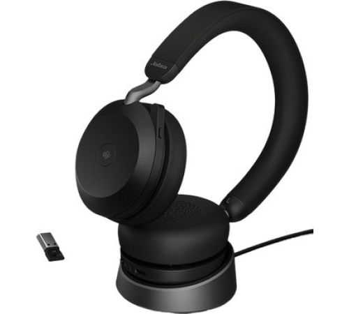 Офисная гарнитура Jabra Evolve2 75 MS Stereo USB-A Desk черный