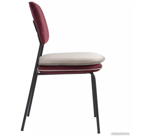 Стул Bergenson Bjorn Pea BB0000688 бордовый/бежевый