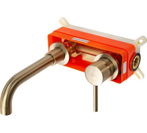 Смеситель Rea Lungo Long Matt Gold B4109