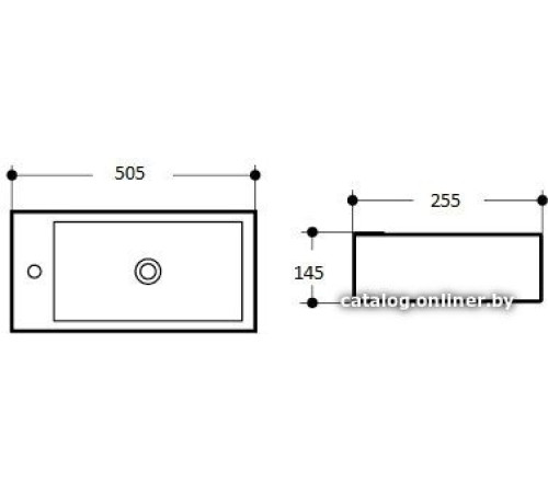 Умывальник Aquaceramika Artis AC043L