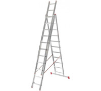 Лестница-стремянка Новая высота NV 323 трёхсекционная усиленная 3x17 ступеней