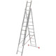 Лестница-стремянка Новая высота NV 323 трёхсекционная усиленная 3x17 ступеней