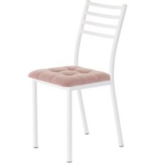 Стул AMC Comfort 4.6.7 ткань, розовый/белый