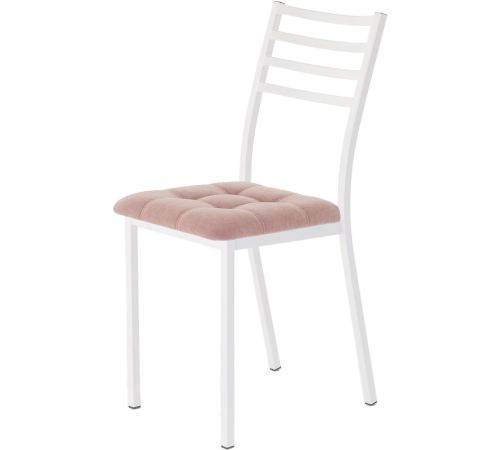 Стул AMC Comfort 4.6.7 ткань, розовый/белый