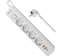 Сетевой фильтр Defender DFS 141 1.5 м