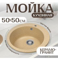 Кухонная мойка Saniteco Linea песок