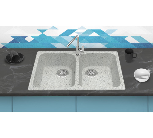 Кухонная мойка Berge BR-7322 серый