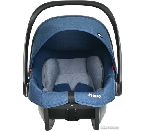 Детское автокресло Pituso Santiso R201 джинс/светло-серый