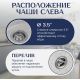 Кухонная мойка Saniteco Pura серый