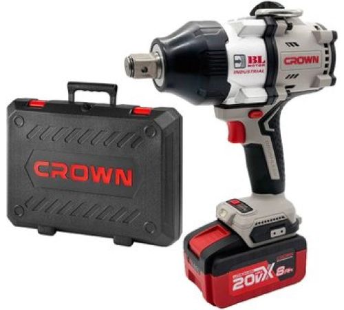 Гайковерт Crown CT22056HX-8SC4 BMC с 1-им АКБ, кейс