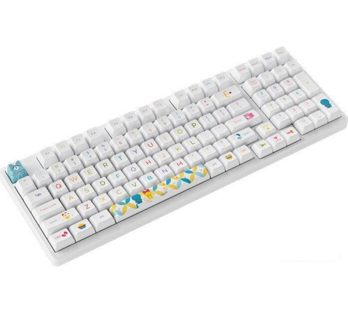 Клавиатура Akko 3098B Doraemon Rainbow Akko CS Jelly Pink