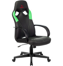 Кресло Zombie Runner черный/зеленый
